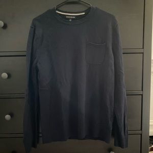 Banana Republic | Banana Republic navy color light sweater/heavy tee size L